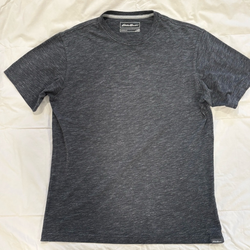 Eddie Bauer Men's Charcoal Short Sleeve Tee